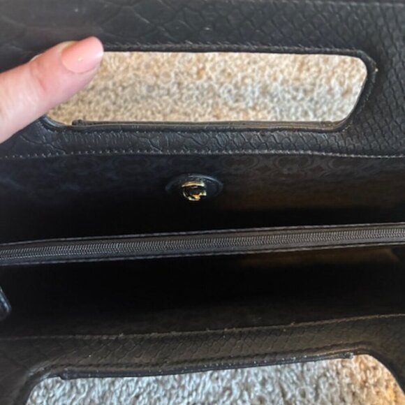 Y2K Charming Charlies snakeskin clutch handbag - Picture 3 of 4